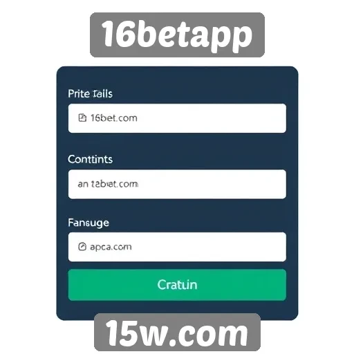Como criar uma conta no 16betapp de forma simples